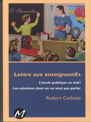 cover image of Lettre aux enseignantEs